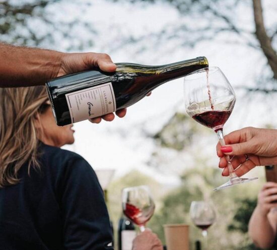 Calmel & Joseph wine pouring